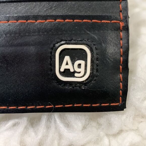 ALCHEMY Goods Recycled Bicycle iInner Tubes Franklin Wallet Black/Orange Men’s - Picture 8 of 9